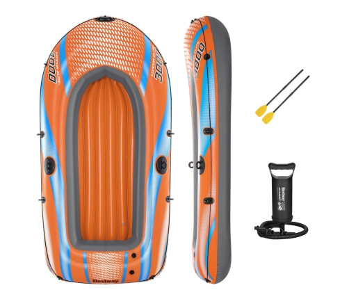 Inflatable Boat 3 Seater 246 x 122 cm Bestway 61145