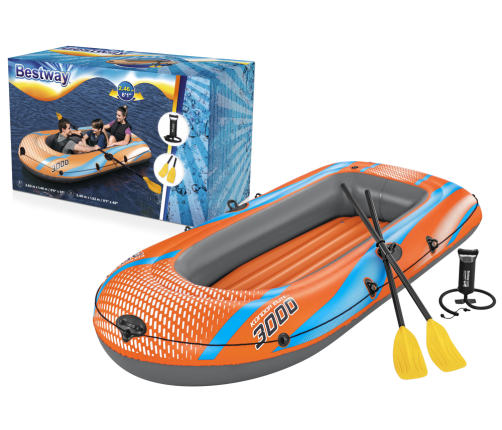 Inflatable Boat 3 Seater 246 x 122 cm Bestway 61145