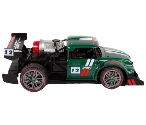 Remote Controlled Sports Car R/C 1:16 Green.