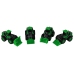 Farm Vehicle Set Green Tractors 4 Pieces