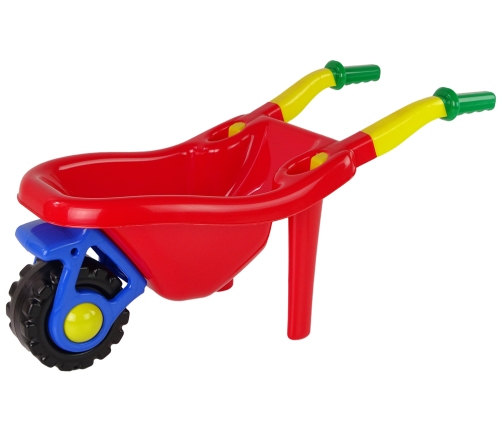 Large Coloured Garden Wheelbarrow Red