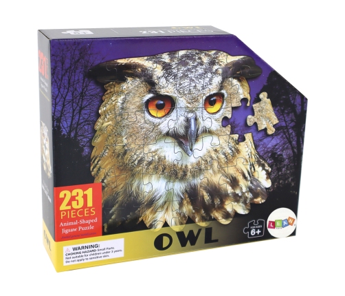 Puzzle 232 pieces Owls Animals Birds Theme