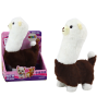 Interactive running game Pet Llama Alpaca Brown 23cm