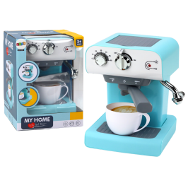 Toy Coffee Machine Home Appliances Water Steam Turquoise