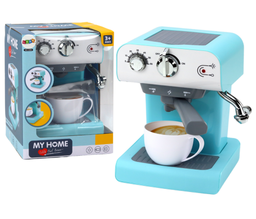 Toy Coffee Machine Home Appliances Water Steam Turquoise