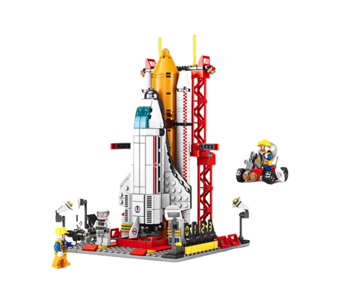 Spaceship Construction Blocks Space Rocket 506 pieces.