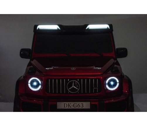 Divvietīgs bērnu elektromobilis Mercedes G63 XXL Red 24V