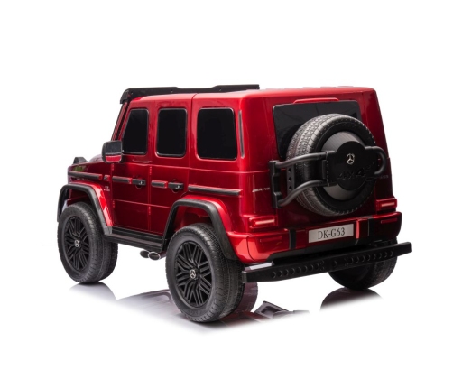 Двухместный детский электромобиль Mercedes G63 XXL Red 24V