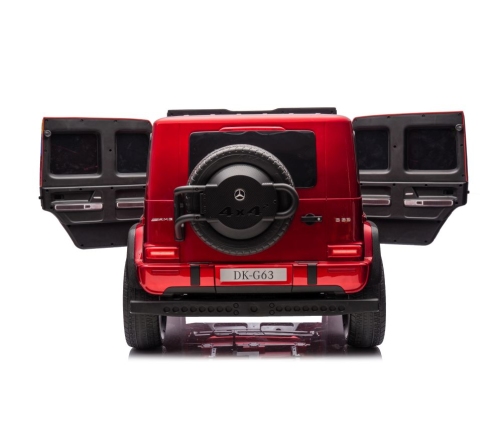 Двухместный детский электромобиль Mercedes G63 XXL Red 24V