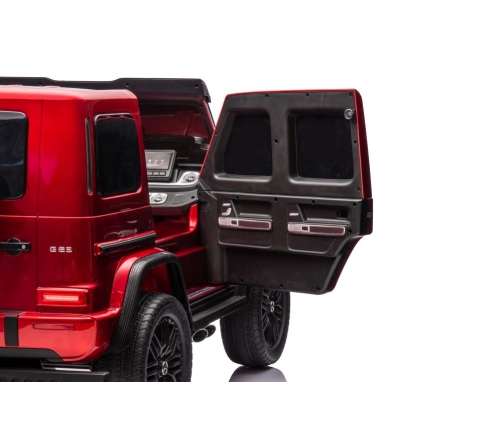 Двухместный детский электромобиль Mercedes G63 XXL Red 24V