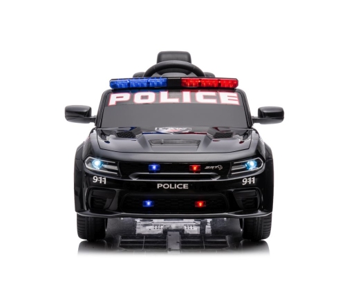 Vienvietīgs elektromobilis Dodge Charger Police Black