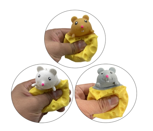 Mouse in Cheese Squishy Mouse Sensory Pop It