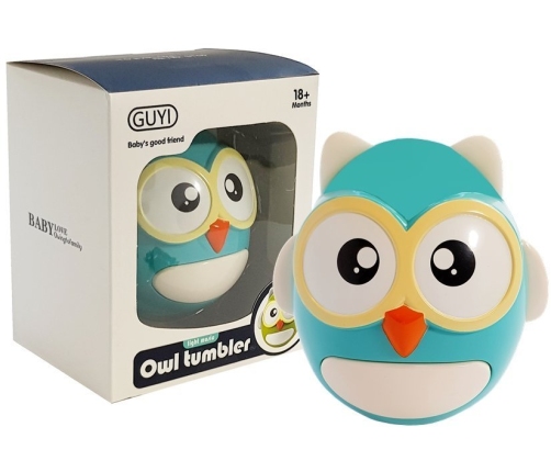 Baby rattle Teether Blue Owl