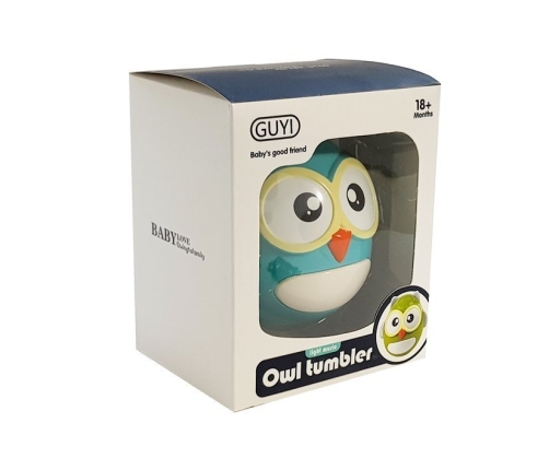 Baby rattle Teether Blue Owl