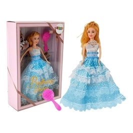 Princess doll Blue Dress Brush 28 cm