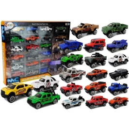 Jeep Off-Road Vehicle Set Various Colors 20 Pieces