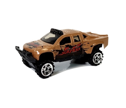 Jeep Off-Road Vehicle Set Various Colors 20 Pieces