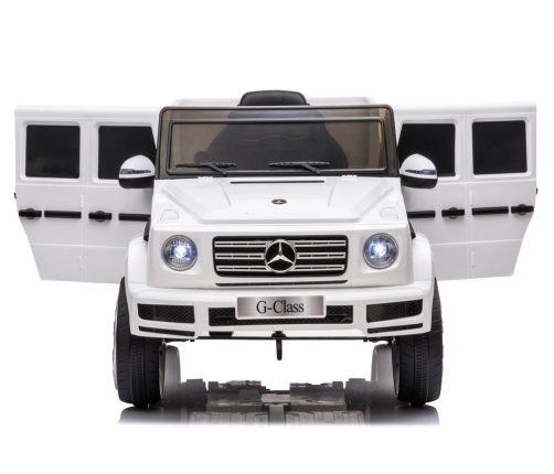 Vienvietīgs elektromobilis Mercedes G500 White