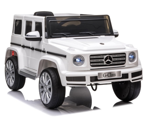 Vienvietīgs elektromobilis Mercedes G500 White