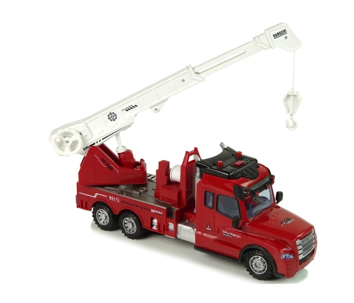 Remote Control Fire Truck Remote Control 2.4G Lights Sounds Red