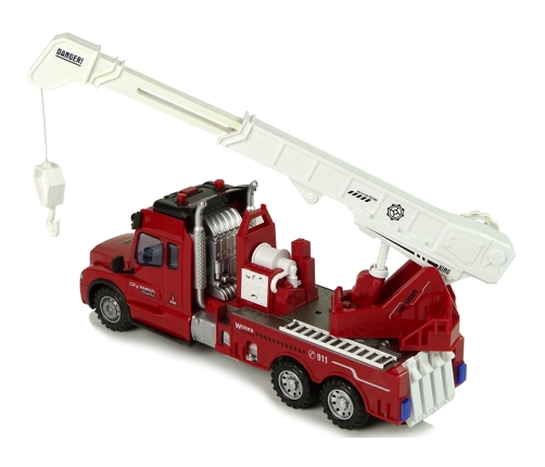 Remote Control Fire Truck Remote Control 2.4G Lights Sounds Red