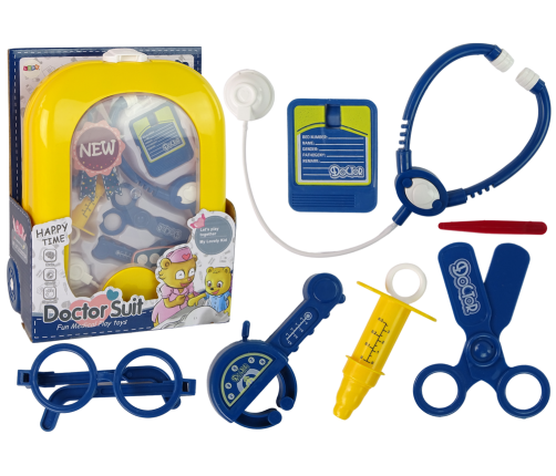 Doctor Kit in Backpack Doctor Stethoscope Scissors Yellow