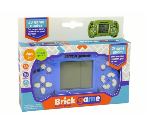 Brick Game Console Blue.