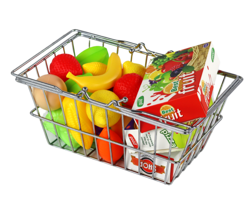 Shopping Basket for Vegetables Fruit Grocery Metal.