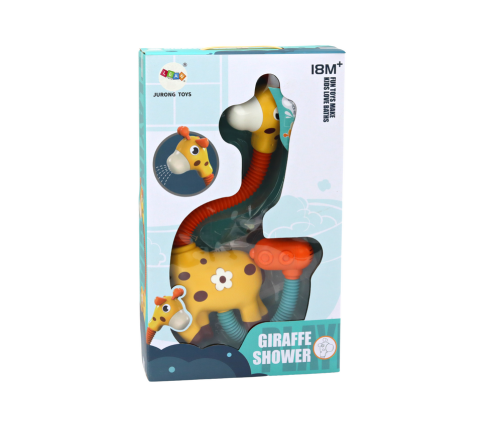 Yellow Giraffe Bath Toy Shower Sprinkler