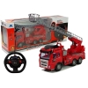 Remote-controlled fire engine with ladder