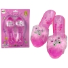 Glitter Pink Princess Slippers with Fleece Perfect for the Ball !