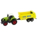 Set of Agricultural Machinery Tractors with Trailers and Harvester