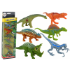 Set of Dinosaur Figures Different Types 6 Pieces