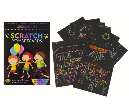 Scratch Coloring Book For Children School