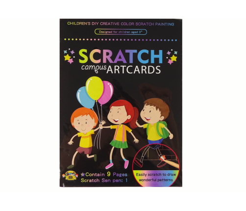 Scratch Coloring Book For Children School