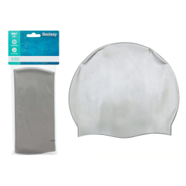 Silver Bestway 26006 Silicone Bathing Cap