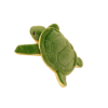 Turtle Plush Mascot Keychain Squeaker Green 15 Cm