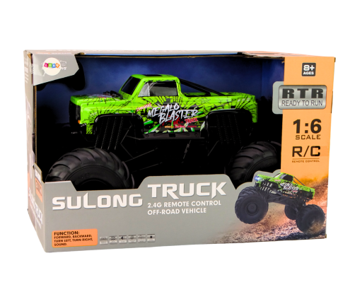 Large Off-Road Remote Controlled Car 2.4G RC 1:6 Green