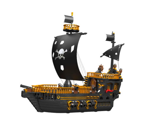 Pirate Ship Ship Construction Blocks 1288 Elements