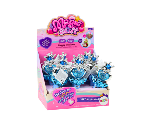 Princess Wand Colorful Lights Sounds Blue