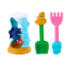 Sand Toy Set, Grinder, Spatula, Rake, Molds, Dinosaurs