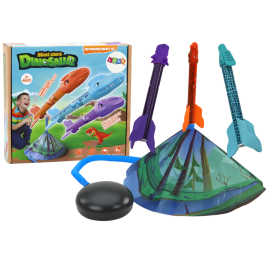Rocket Launcher Game Dinosaurs Forest Colorful Push Up
