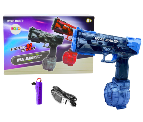 Automatic Electric Blue Water Gun