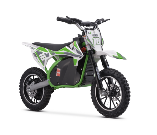 Bērnu elektriskais motocikls TRAIL KING HP114E Green