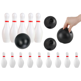 Classic Bowling Set Two Balls 10 Pins Skill Game