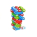 Game Tower With Worms Colorful Bricks