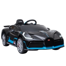 Elektriskā sporta automašīna bērniem Bugatti Divo Black Painted