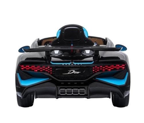 Elektriskā sporta automašīna bērniem Bugatti Divo Black Painted