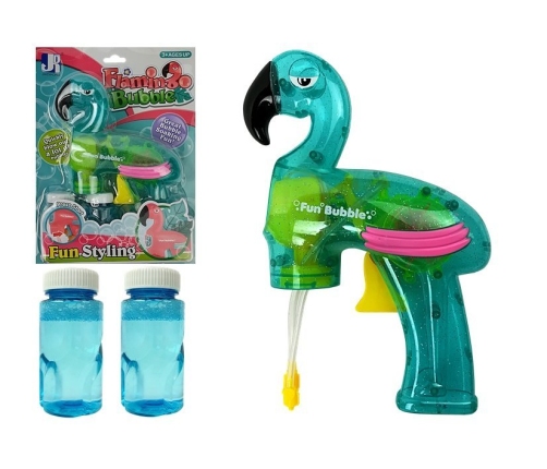 Soap Bubble Gun Flamingo Blue