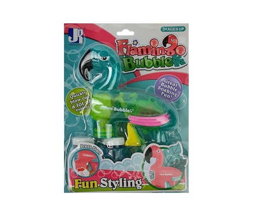 Soap Bubble Gun Flamingo Blue